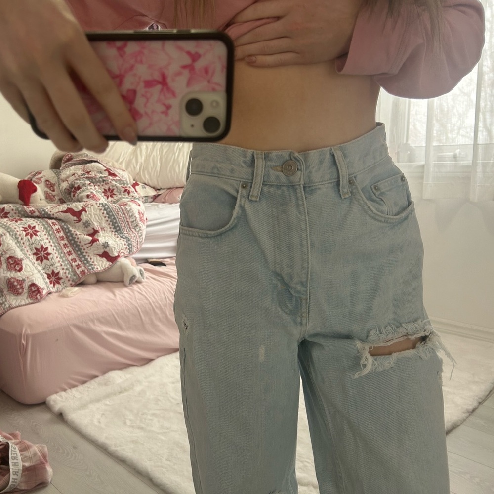 urban outfitters BDG high rise baggy ripped jeans